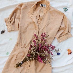 Vintage Cap Sleeve Dress